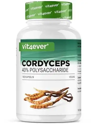 Cordyceps Vit4ever Pilz 180 Kapseln mit 650 mg CS-4 Extrakt