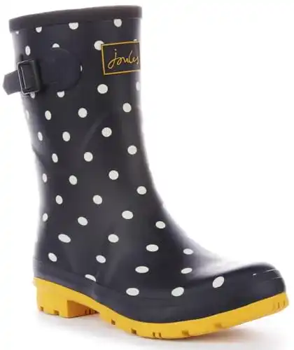 Gummistiefel für Damen Joules Molly Welly in French Navy Spot, 39 EU