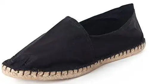 Espadrilles für Herren in Schwarz Klassische Sommerlatschen