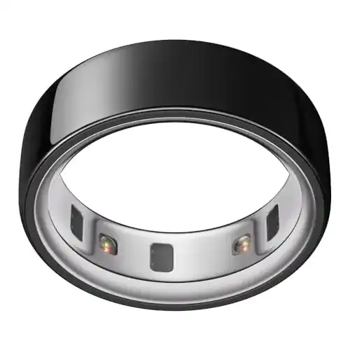 Oura Ring 4 in Schwarz, Größe 6 – Smart Ring zur Gesundheitsüberwachung
