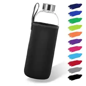 Trinkflasche spülmaschinenfest Noma Glasflasche 1 Liter