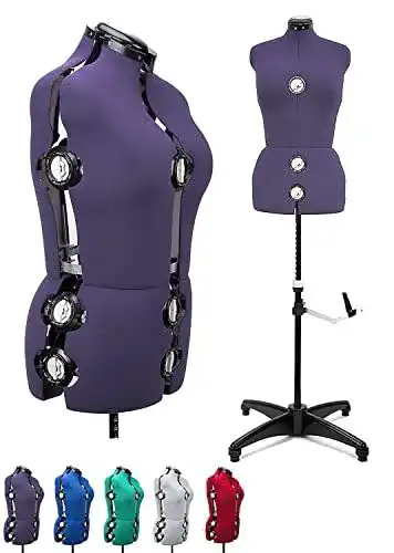 Verstellbare Schneiderpuppe für Damen in Größe M (42-46)