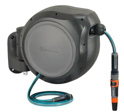 Gardena Schlauchbox 8055 30 m Ausziehbare Aufroller mit Schlauchführung