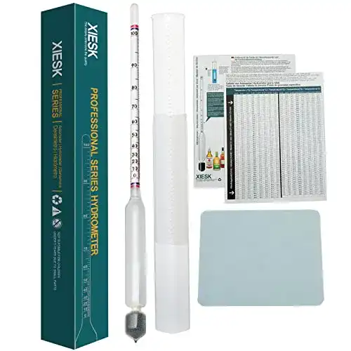 Alkoholmeter XIESK Premium Hydrometer zur Messung von Spirituosen