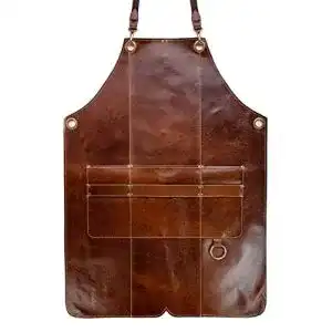Grillschürze aus Leder von Angus Stoke Hochwertige Lederschürze für BBQ und Küche