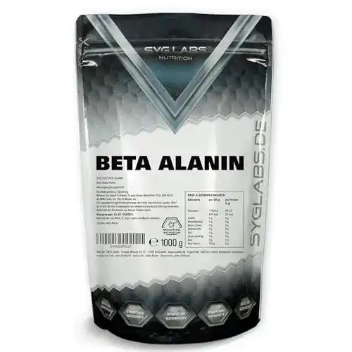 Beta-Alanin Syglabs Nutrition – 1000g reines Beta Alanin Pulver