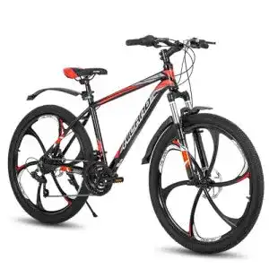 Hiland 26 Zoll Mountainbike MTB mit Aluminiumrahmen und Scheibenbremsen