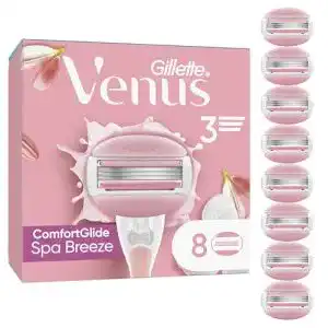 Gillette Venus ComfortGlide Spa Breeze Damenrasierklingen, 8 Ersatzklingen