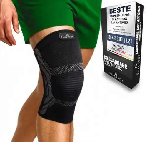 Kniebandage für Sportler von Blackrox im Vergleich