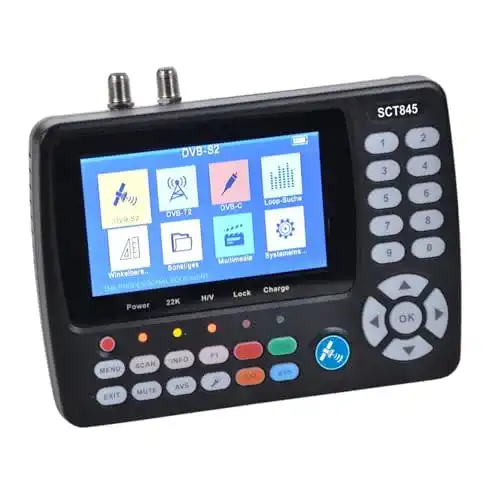 Sat-Finder Summit SCT 845 Satelliten Messgerät für DVB-S/S2, DVB-T/T2 & DVB-C