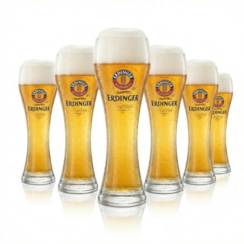 Erdinger Biergläser Set 6er 0,5 Liter