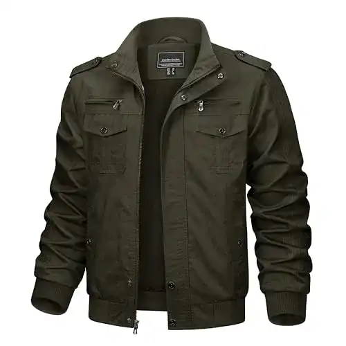 Jagdjacke für Herren im Militärstil von Kefitevd