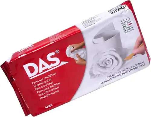 Modelliermasse DAS 387500 lufthärtend 1000 g in Weiß