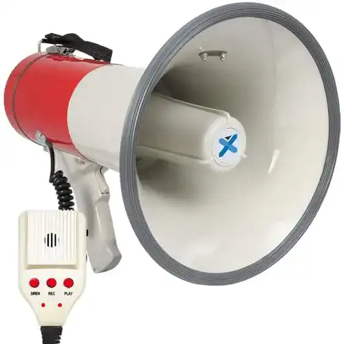 Vonyx MEG050 Megafon mit Sirene und Mikrofon 50 Watt