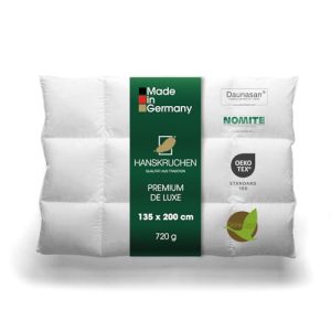 Gänsedaunendecke Hanskruchen Premium de Luxe 135×200 cm