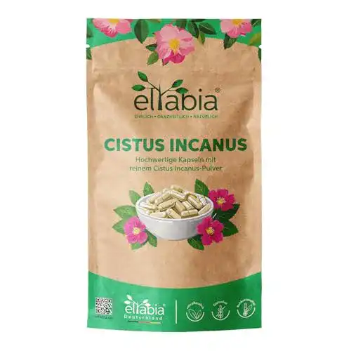 Cistus Incanus Kapseln 500 Stück von eltabia Bio Zistrosen-Kapseln