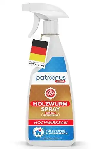 Patronus Holzwurm-Ex Spray 500ml gegen Holzschädlinge