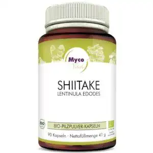 Shiitake Kapseln Mycovital Bio Shiitake Pilzpulver 90 Stück