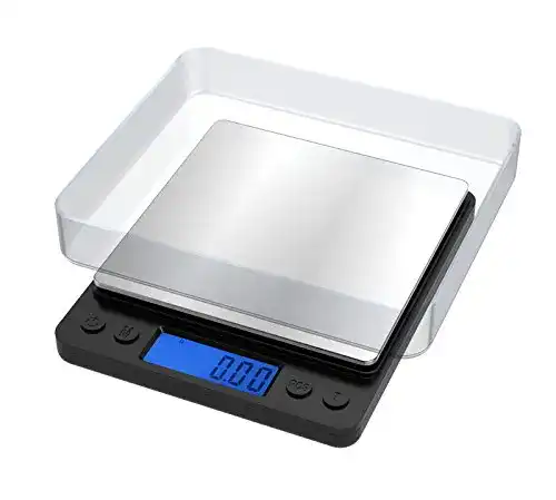 Feinwaage Ascher digitale Taschenwaage mit LCD-Display
