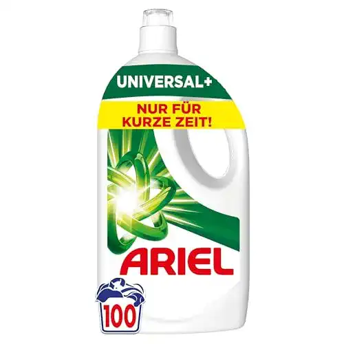 Flüssigwaschmittel Ariel für 100 Waschladungen, Universal Waschmittel