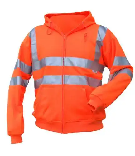 Warnschutzjacke BeeSwift B Seen Kapuzensweatshirt in Hi-Vis