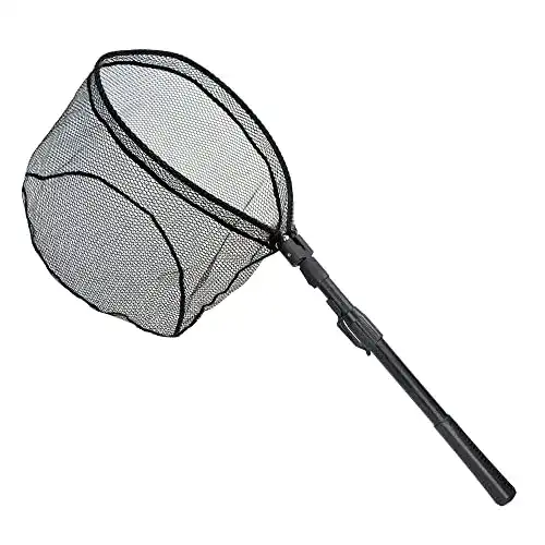 Angelkescher Zite Fishing Spinn-Kescher gummiert Teleskop 113 cm
