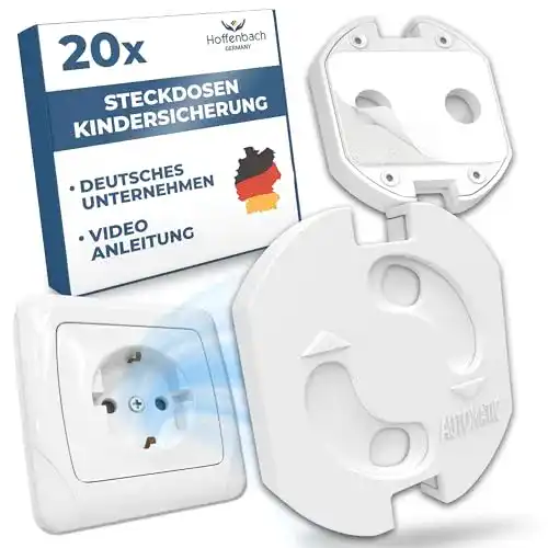 Steckdosensicherung Hoffenbach 20 Stück für Kinder Sicherer Schutz