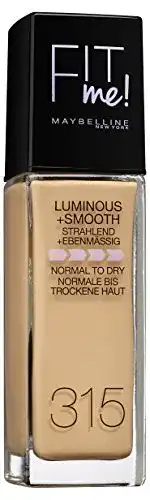 Maybelline Fit Me! Make-Up, Flüssige Foundation mit LSF 18, 30 ml
