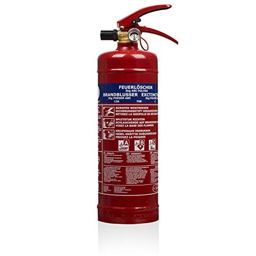 Feuerlöscher 2 kg Smartwares 10.014.68 Pulverlöscher für ABC Brände