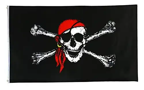 Piratenflagge Star Cluster 90 x 150 cm Fahne für Dekoration und Events