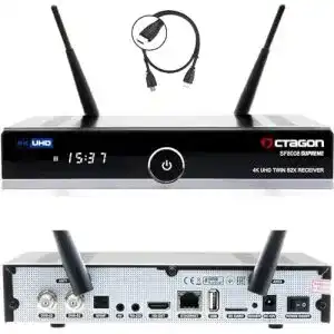 Sat-Receiver mit Festplatte Octagon SF8008 UHD 4K Supreme Twin