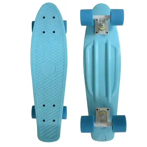 Muwo Cruiser Penny Board Mini Skateboard im Retro-Stil