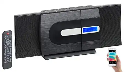 Vertikale Stereoanlage Auvisio Kompaktanlage mit FM/DAB+, Bluetooth und CD