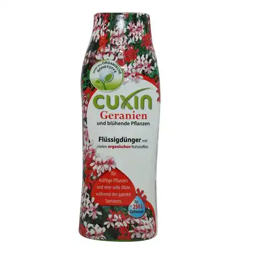 Cuxin Flüssigdünger für Geranien, 800 ml – Organische Nährstoffe für Pflanzen