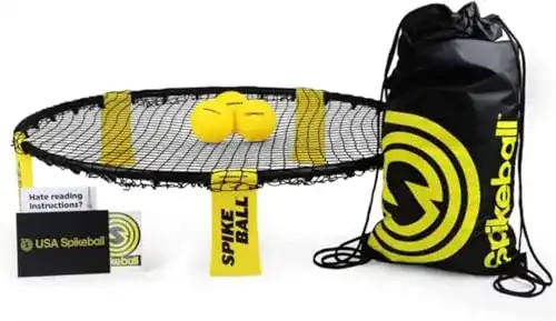 Roundnet Spikeball Set mit 3 Bällen für drinnen und draußen