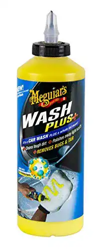 Autoshampoo Meguiar’s G25024EU Wash Plus+, 709 ml für die Fahrzeugreinigung