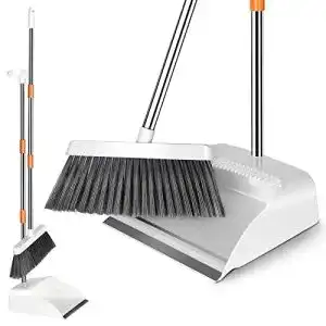 Kehrgarnitur Mastertop mit Besen und Kehrschaufel, 137 cm lang