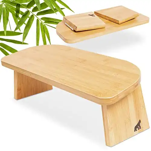 Klappbare Meditationsbank aus Bambus von MY FAT GORILLA