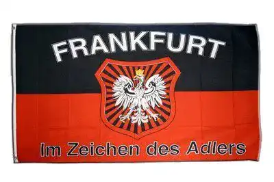 Eintracht Frankfurt Fahne Digni Fanflagge 90 x 150 cm