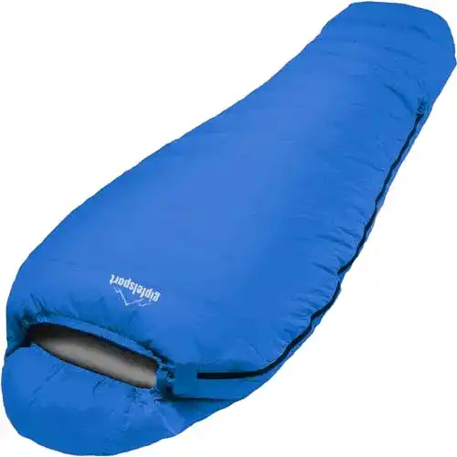 Outdoor Schlafsack Gipfelsport Mumienschlafsack 200g leicht und kompakt