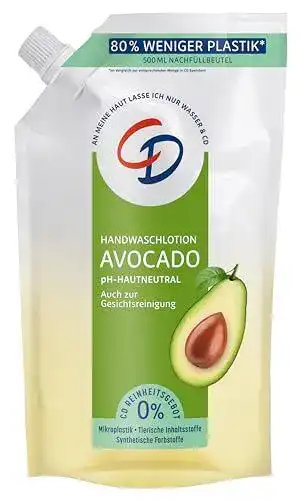 CD Duschgel Avocado Waschlotion Nachfüllbeutel 500ml