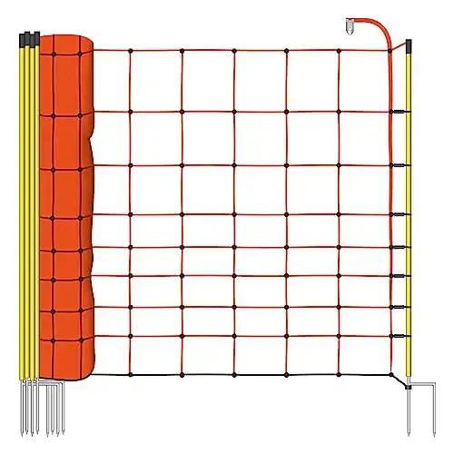 Schafnetz Voss.farming 50m Elektrozaun-Netz mit 108cm Höhe und 2 Spitzen