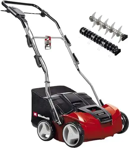 Vertikutierer mit Lüfterwalze von Einhell Elektrogerät für Rasenpflege