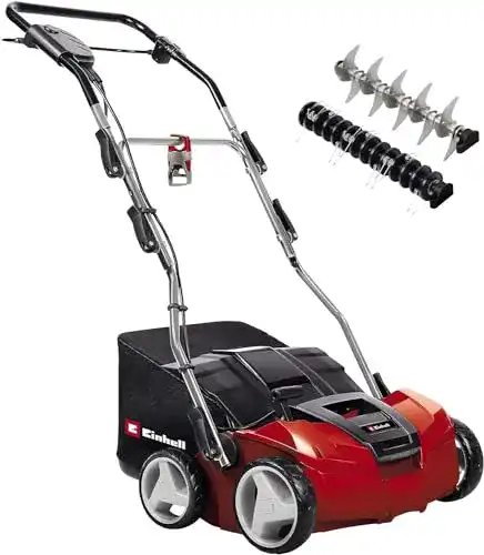 Vertikutierer mit Lüfterwalze von Einhell Elektrogerät für Rasenpflege