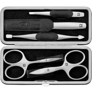Nagelscheren-Set für Maniküre und Pediküre im Yakleder Etui