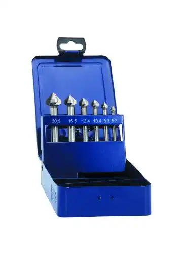 Kegelsenker Exact HSS 90 05540 – Satz, Durchmesser 6,3 bis 20,5 mm