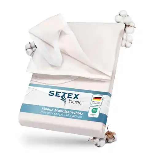 Matratzenauflage Setex Molton Matratzenschutz in 140 x 200 cm