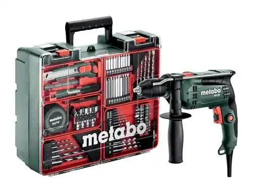 Schlagbohrmaschine Metabo SBE 650 im Kunststoffkoffer mit Zubehör