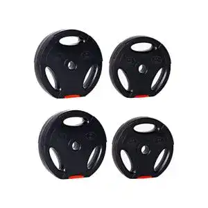 Hantelscheiben Zoomyo 4-teiliges Hantelset mit 30-mm-Bohrung