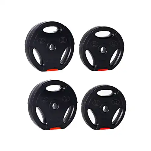 Hantelscheiben Zoomyo 4-teiliges Hantelset mit 30-mm-Bohrung